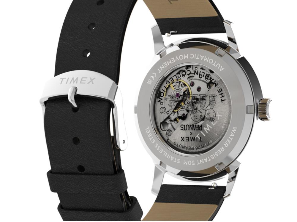 Reloj Automático Timex Marlin Peanuts x Football/Soccer, Plata, 40 mm, TW2Y53800