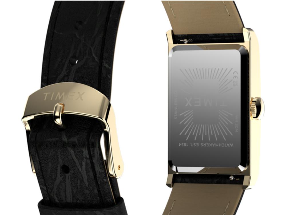 Reloj de Cuarzo Timex 1976 Dress Rectangle Reissue, Blanco, TW2Y56200