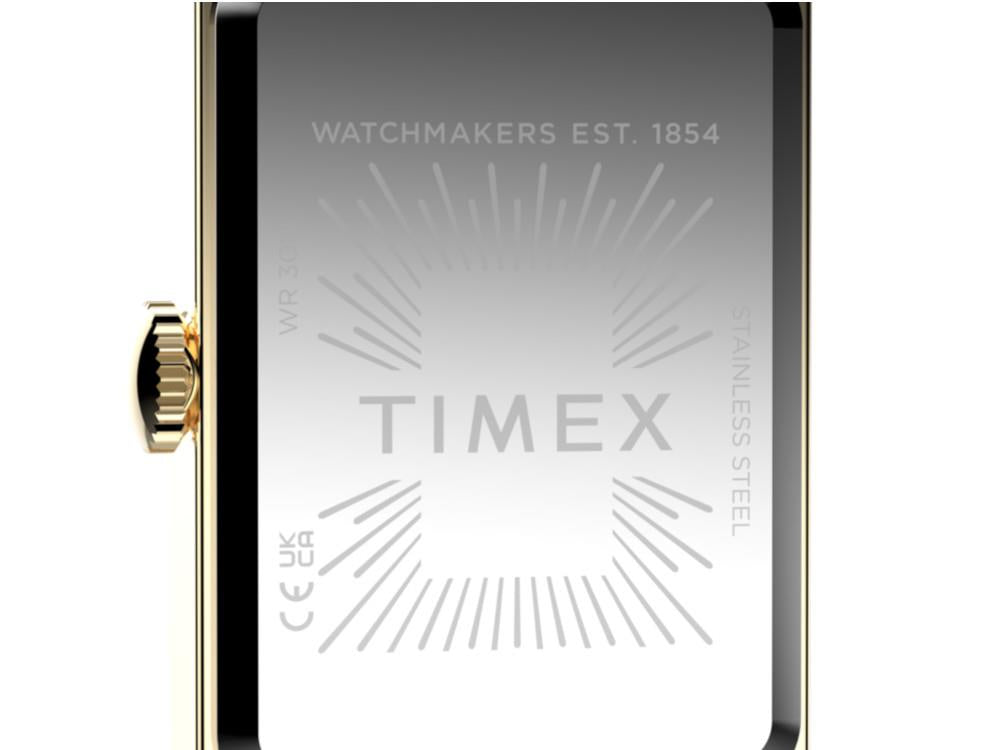 Reloj de Cuarzo Timex 1976 Dress Rectangle Reissue, Blanco, TW2Y56200