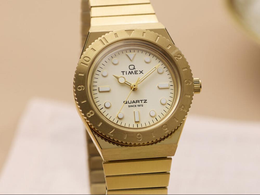 Reloj de Cuarzo Timex Q Timex, Dorado, 30 mm, TW2Y57500