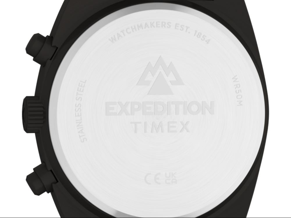 Reloj de Cuarzo Timex Expedition Capstone, Negro, 41 mm, Cronógrafo, TW2Y61100