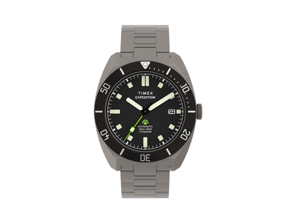 Reloj Automático Timex Expedition Pioneer Titanium, Negro, 41 mm, TW2Y63800