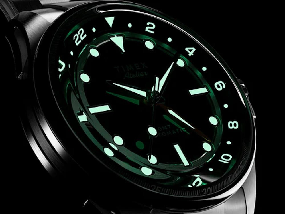 Reloj Automático Timex Atelier GMT24 M1a, Negro, 40 mm, TW2Y72300