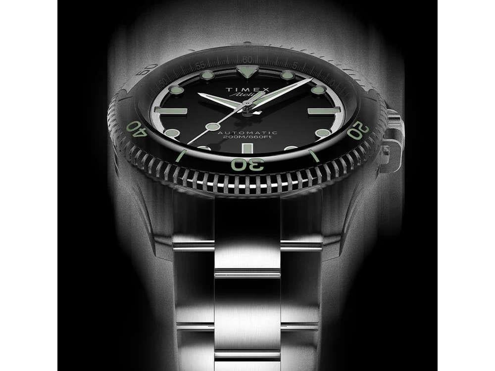 Reloj Automático Timex Atelier Marine M1a, Negro, 41 mm, TW2Y72500