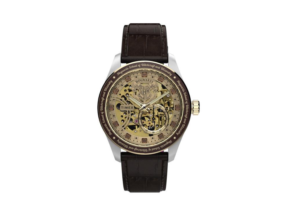 Reloj Automático Timex The Waterbury x Harry Potter, dorado, 39 mm, TW2Y75500
