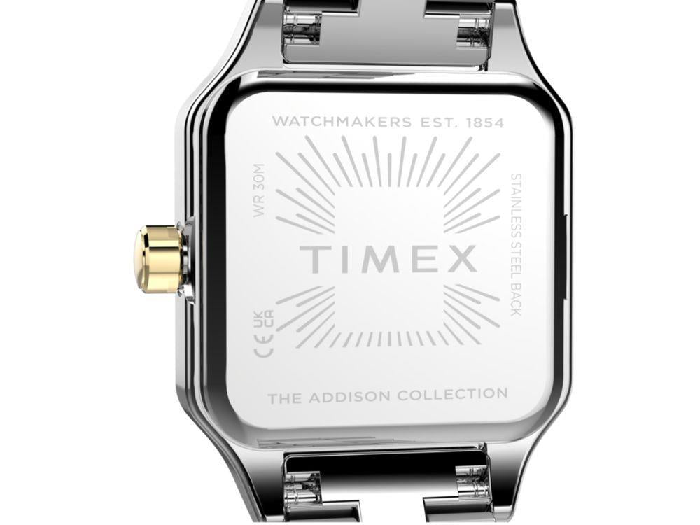 Reloj de Cuarzo Timex Trend Addison, Latón, Plata, TW2Y90400