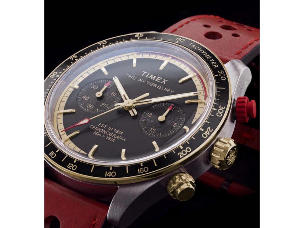 Reloj de Cuarzo Timex The Waterbury Heritage Chronograph, 39 mm, TW2Y93400