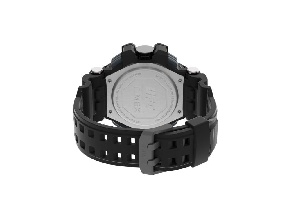Reloj de Cuarzo Timex UFC Colossus, Policarbonato, Negro, 53 mm, TW5M51800