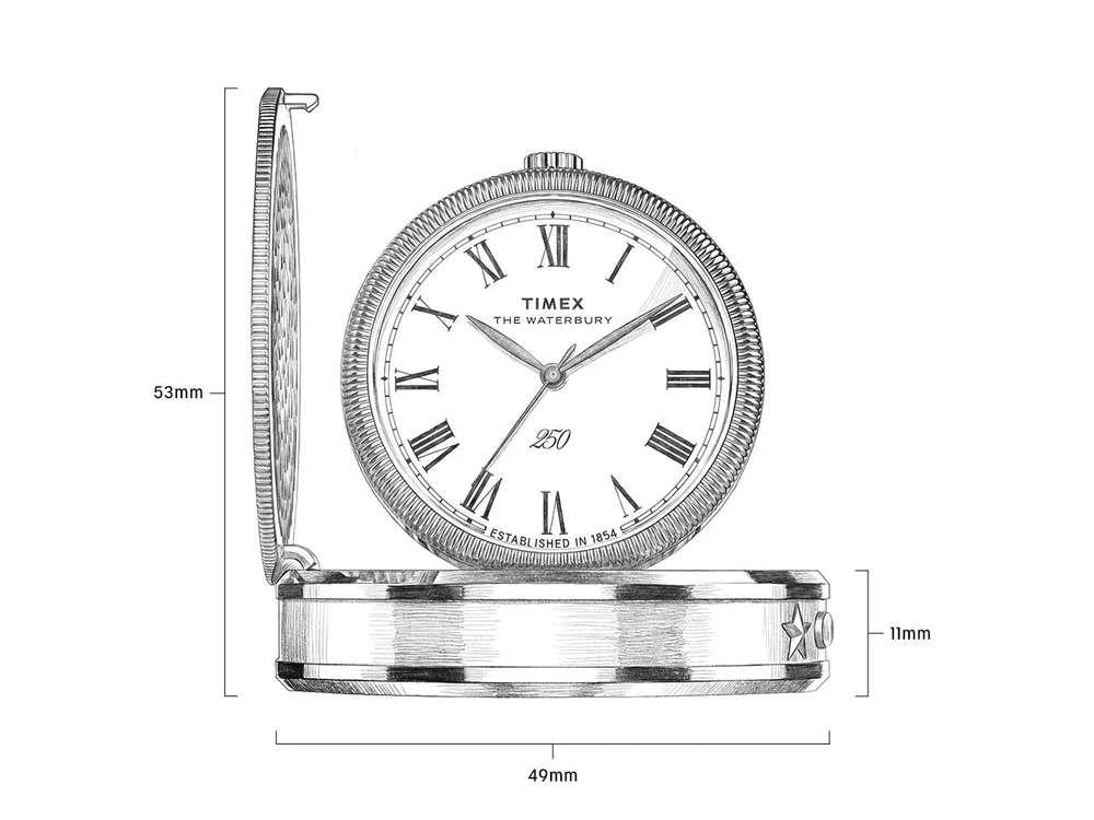 Reloj de Mesa Timex America 250, Blanco, 49 mm, TW6A05900