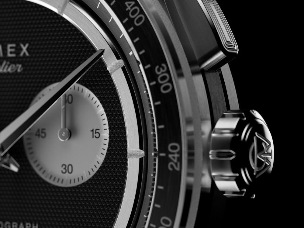 Reloj de Cuarzo Timex Atelier Chronograph M1q, Negro, 40 mm, TW6A06900
