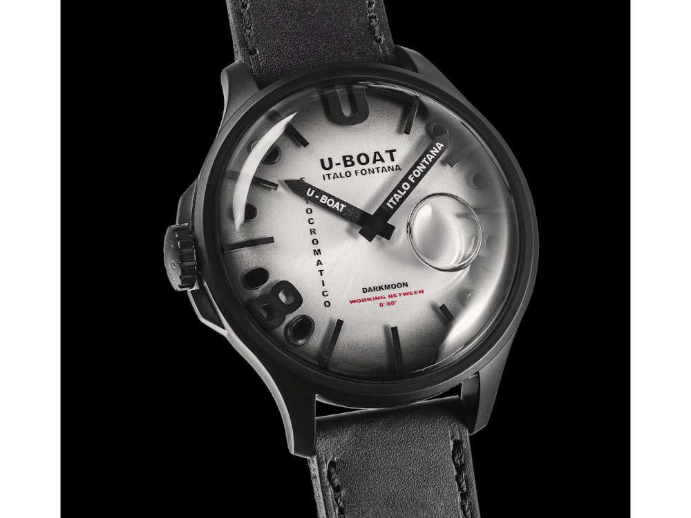Reloj de Cuarzo U-Boat Capsoil Darkmoon Kama PVD, 46.5 mm, Gris, 3339