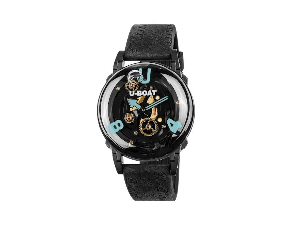 Reloj de Cuarzo U-Boat U-65 PVD Aqua, PVD, 44 mm, Gris, 3353