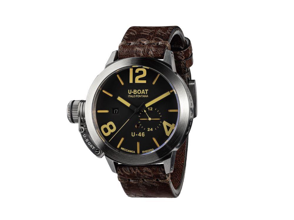 Reloj Automático U-Boat Classico U46 AS1, Acero Inoxidable, Negro, 46 mm, 4646