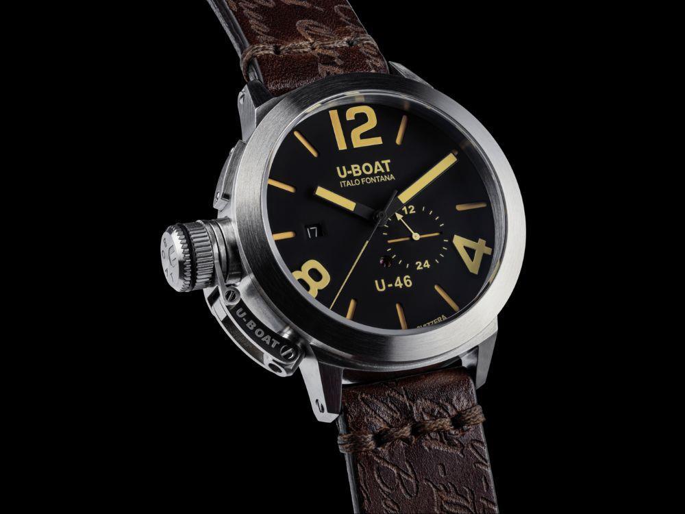 Reloj Automático U-Boat Classico U46 AS1, Acero Inoxidable, Negro, 46 mm, 4646