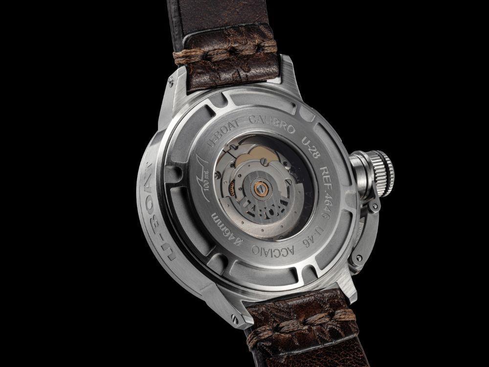 Reloj Automático U-Boat Classico U46 AS1, Acero Inoxidable, Negro, 46 mm, 4646