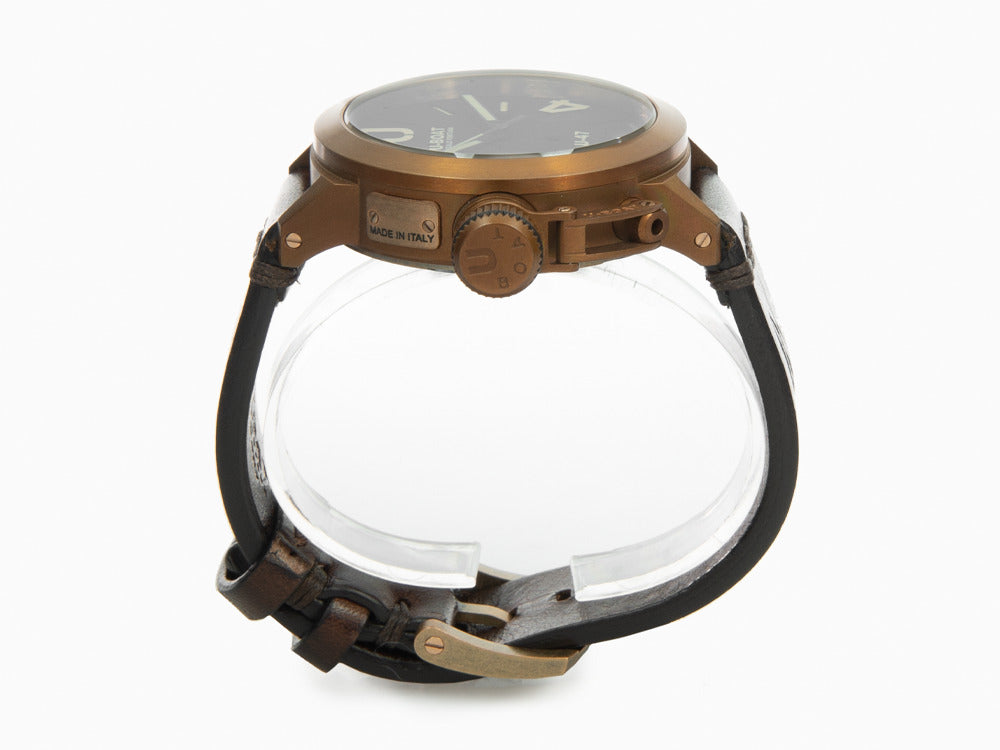 Reloj Automático U-Boat Classico U-47 Bronzo, Bronce, Negro, 47 mm, Piel, 7797