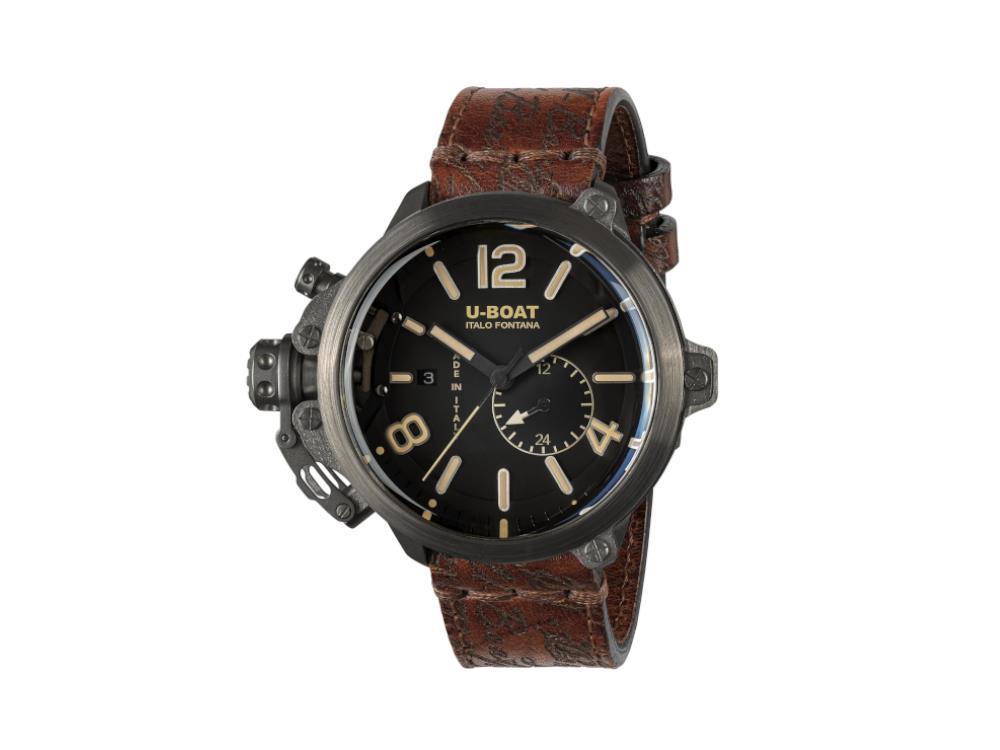 Reloj Automático U-Boat Capsule, PVD, 50 mm, Negro, Edición Limitada, 8805