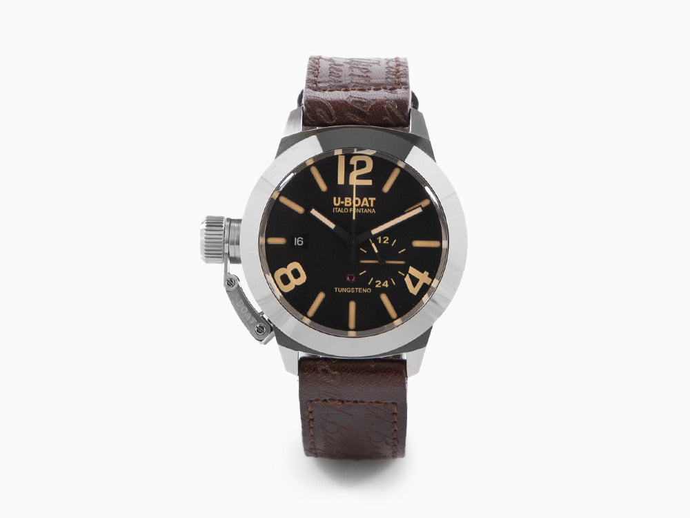 Reloj Automático U-Boat Classico 42 Tungsteno, Negro, Correa de piel, 8893