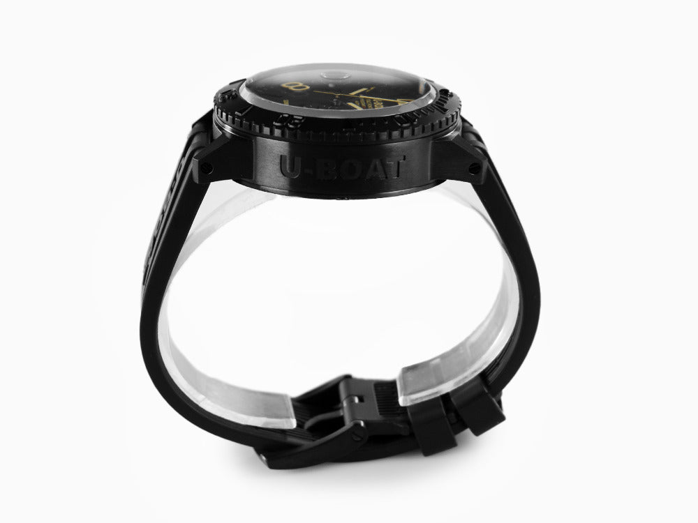 Reloj Automático U-Boat Classico Sommerso, DLC, Negro, 46 mm, 30 atm, 9015