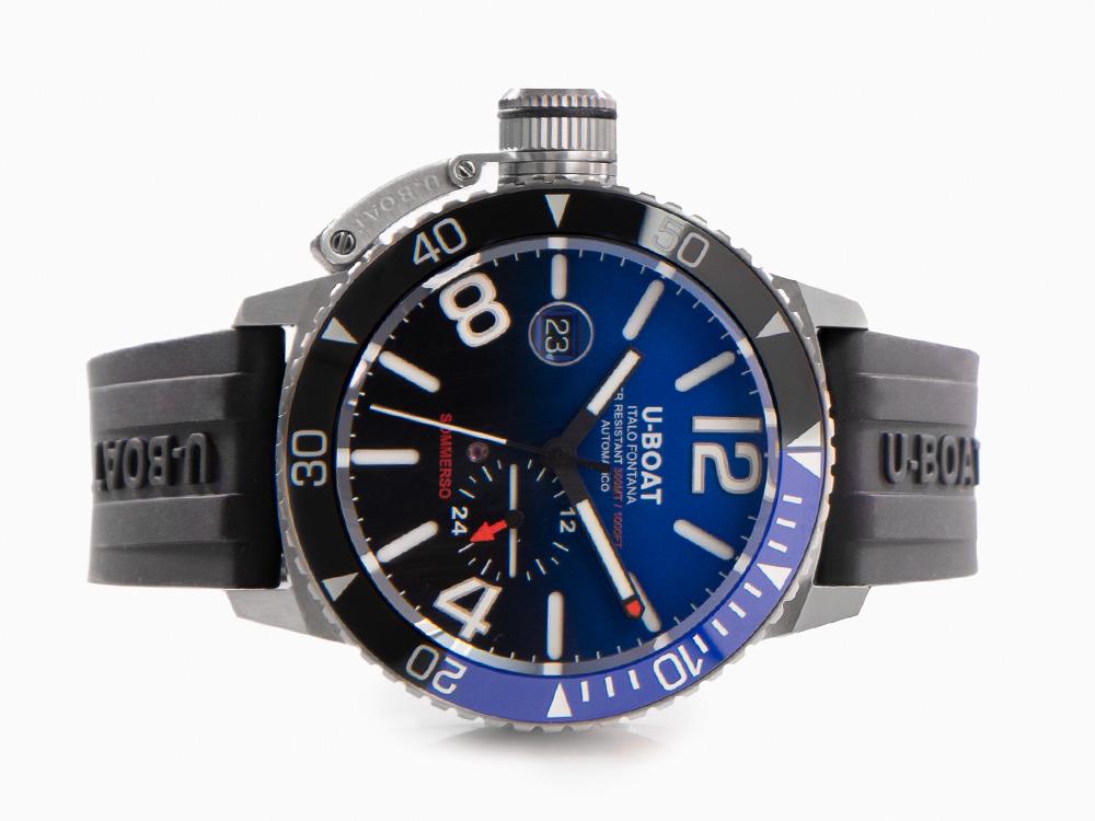 Reloj Automático U-Boat Classico Sommerso Ghiera Ceramica Blue, 46 mm, 9519