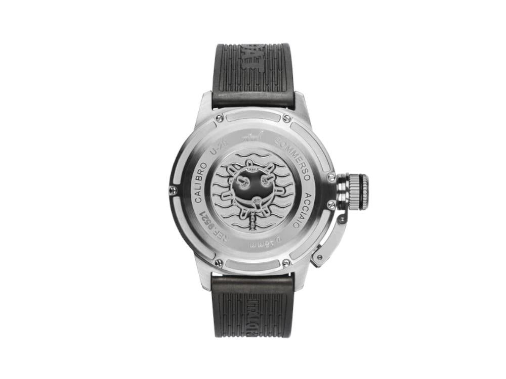 Reloj Automático U-Boat Classico Sommerso Ghiera Ceramica Bordeaux, 46 mm, 9521