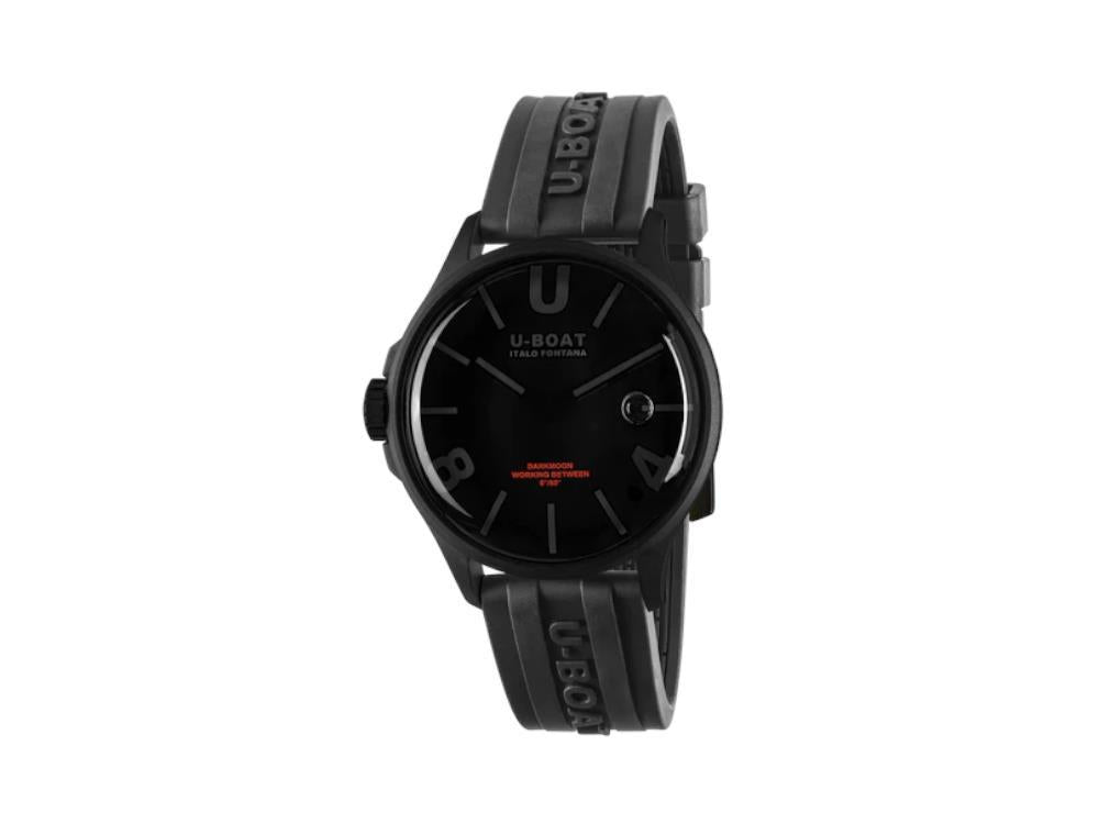 Reloj de Cuarzo U-Boat Capsoil Darkmoon Curve, Acero, 40 mm, Negro, 9545