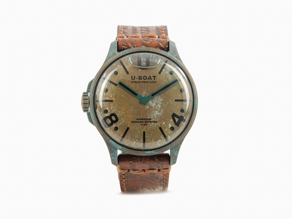 Reloj de Cuarzo U-Boat Capsoil Darkmoon Unico, Acero Inoxidable PVD, 44 mm, 9600