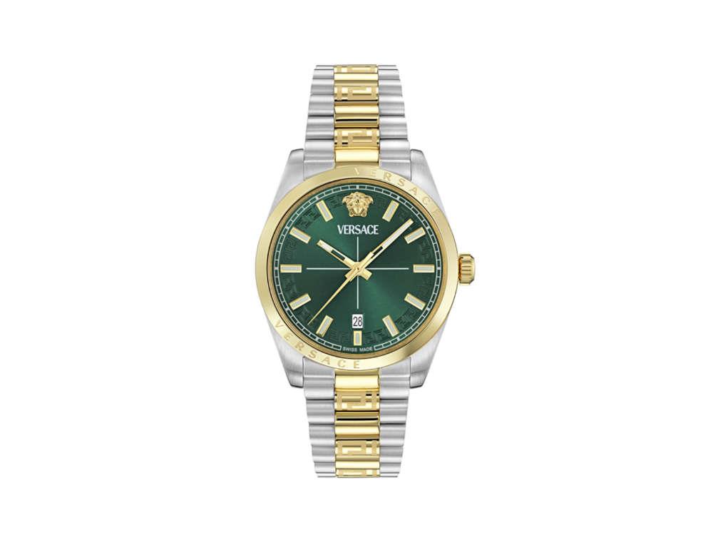 Reloj de Cuarzo Versace Millenyium, PVD Oro, Verde, 40 mm, VE0G00425