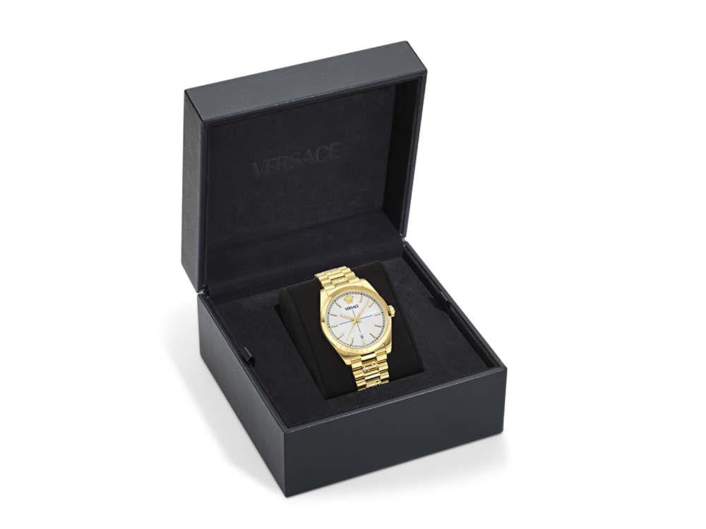 Reloj de Cuarzo Versace Millenyium, PVD Oro, Gris, 40 mm, VE0G00625