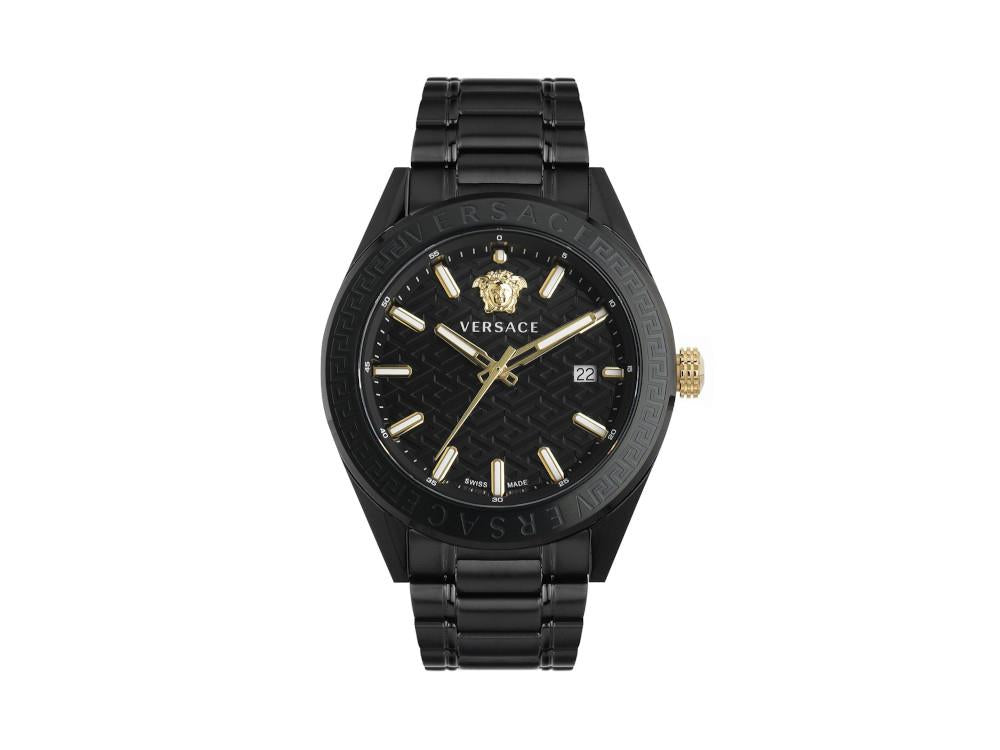 Reloj de Cuarzo Versace V-Code, Negro, 42 mm, VE6A00925