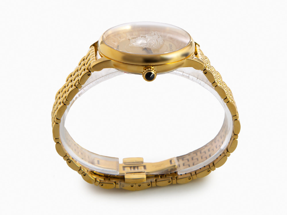 Reloj de Cuarzo Versace Medusa Alchemy, PVD Oro, Dorado, 38 mm, VE6F00623