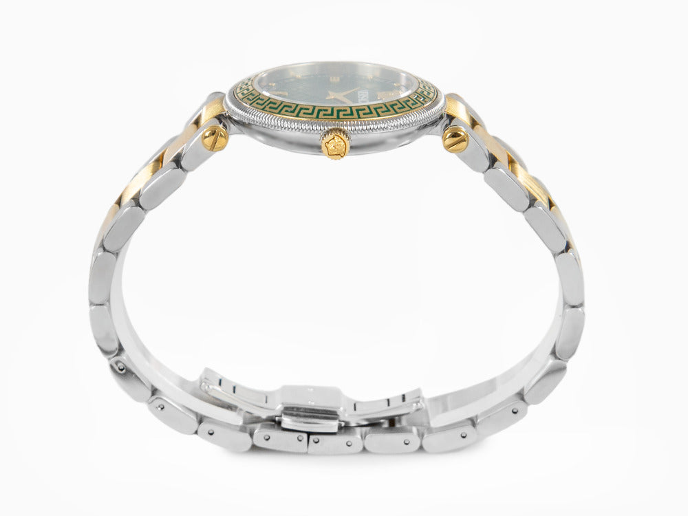 Reloj de Cuarzo Versace Reve, PVD Oro, Verde, 35 mm, Cristal Zafiro, VE8B00524