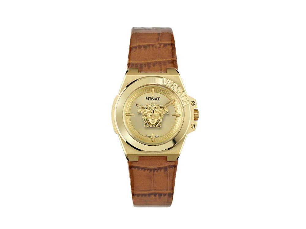 Reloj de Cuarzo Versace HerA, PVD Oro, Dorado, 37 mm, Cristal Zafiro, VE8D00224