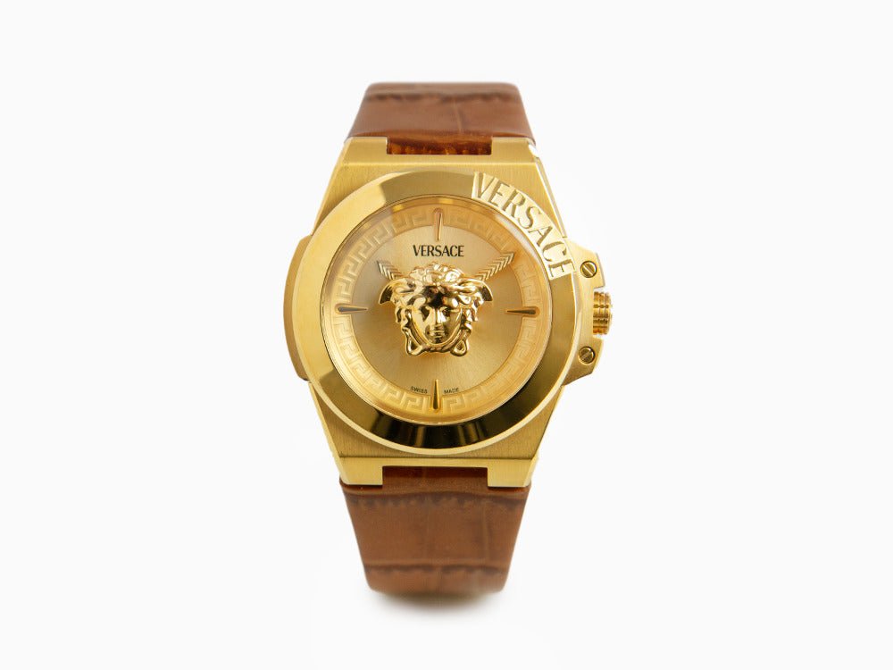 Reloj de Cuarzo Versace HerA, PVD Oro, Dorado, 37 mm, Cristal Zafiro, VE8D00224