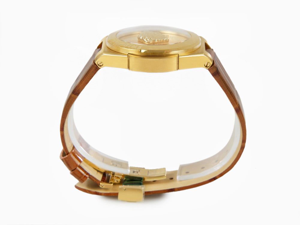 Reloj de Cuarzo Versace HerA, PVD Oro, Dorado, 37 mm, Cristal Zafiro, VE8D00224