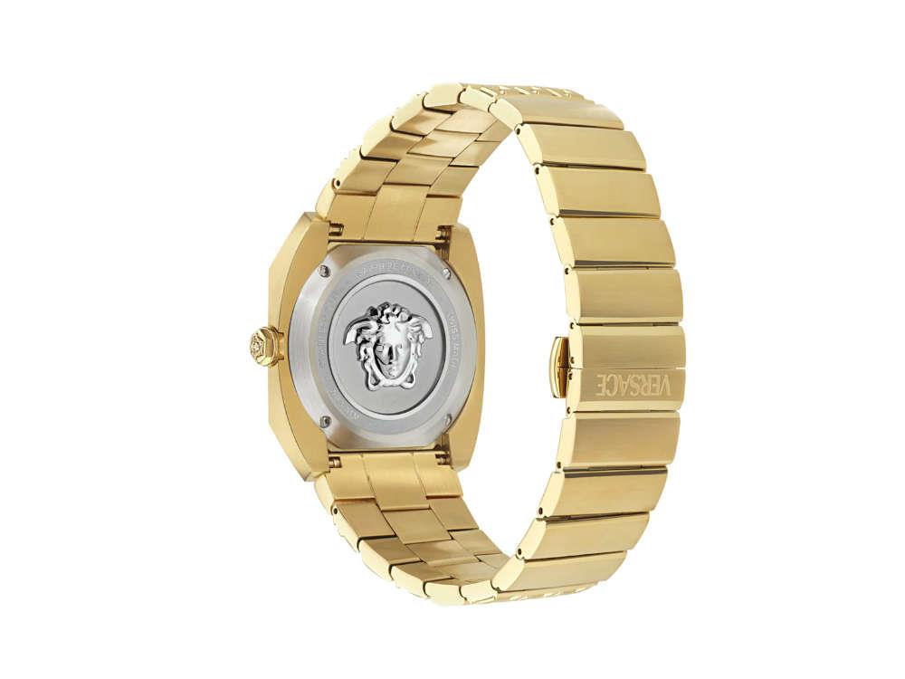 Reloj de Cuarzo Versace Antares, PVD Oro, Negro, 44 x 41.5 mm, VE8F00424
