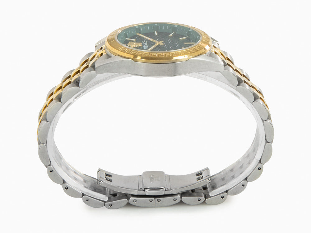 Reloj de Cuarzo Versace V-Code Lady, PVD Oro, Verde, 36 mm, VE8I00424