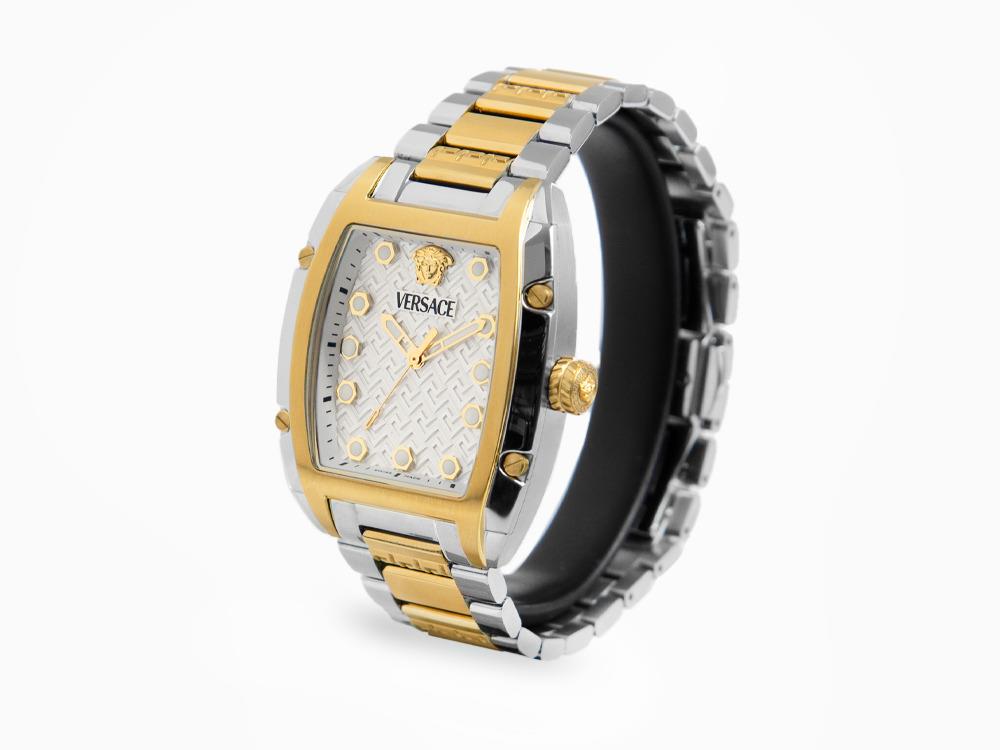 Reloj de Cuarzo Versace Dominus Lady, PVD Oro, Plata, 44,8mm x 36mm, VE8K00424