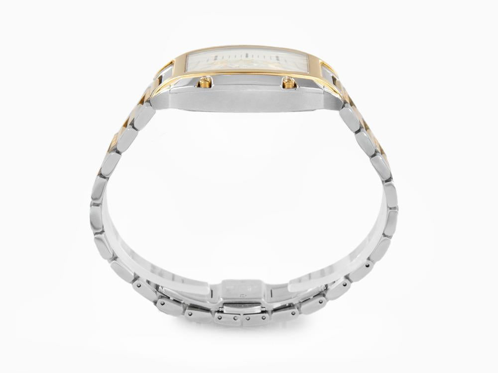 Reloj de Cuarzo Versace Dominus Lady, PVD Oro, Plata, 44,8mm x 36mm, VE8K00424