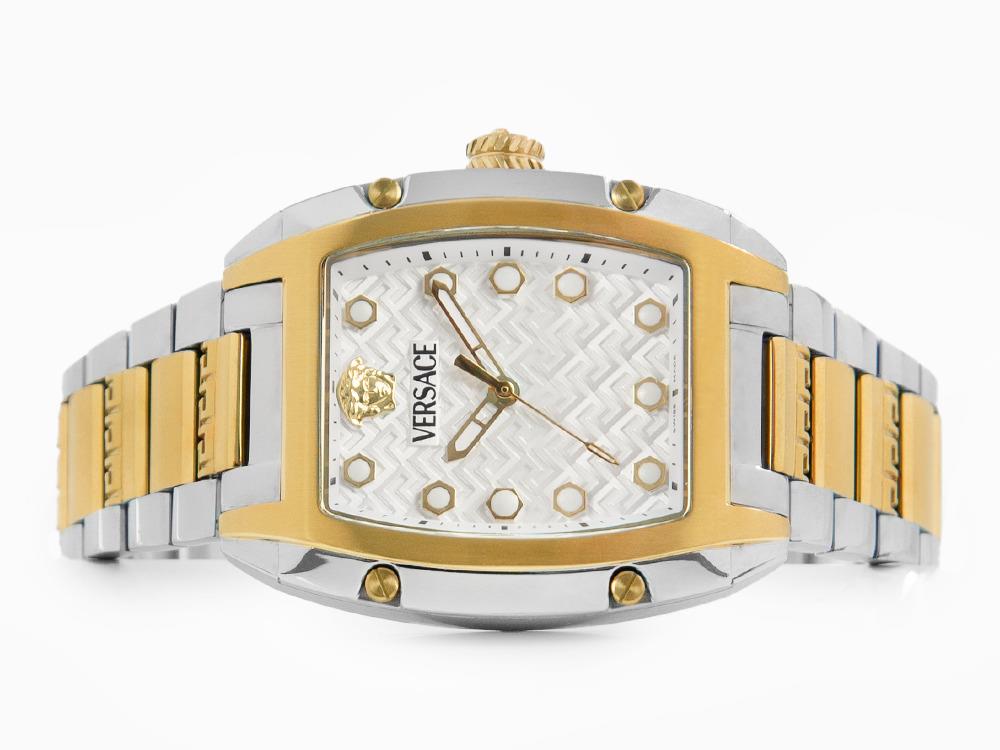 Reloj de Cuarzo Versace Dominus Lady, PVD Oro, Plata, 44,8mm x 36mm, VE8K00424