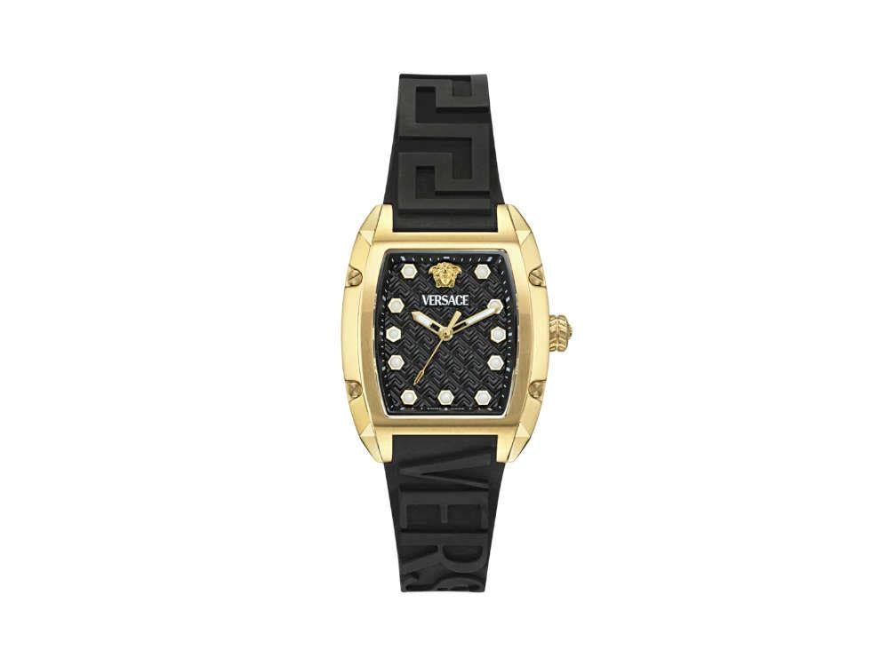 Reloj de Cuarzo Versace Dominus Lady, PVD Oro, Negro, 44,8mm x 36mm, VE8K00624
