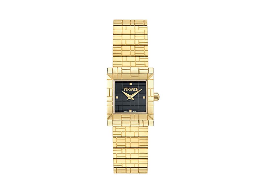 Reloj de Cuarzo Versace Mosaic, Negro, 22 mm, Cristal de Zafiro, VE9B00324