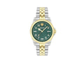 Reloj de Cuarzo Versace Anteo, PVD Oro, Verde, 41 mm, Cristal Zafiro, VE9H00524