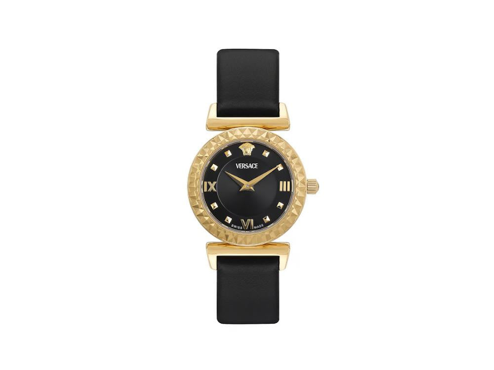 Reloj de Cuarzo Versace Mini Vanity Restyling, Negro, 28 mm, VEGFA0125