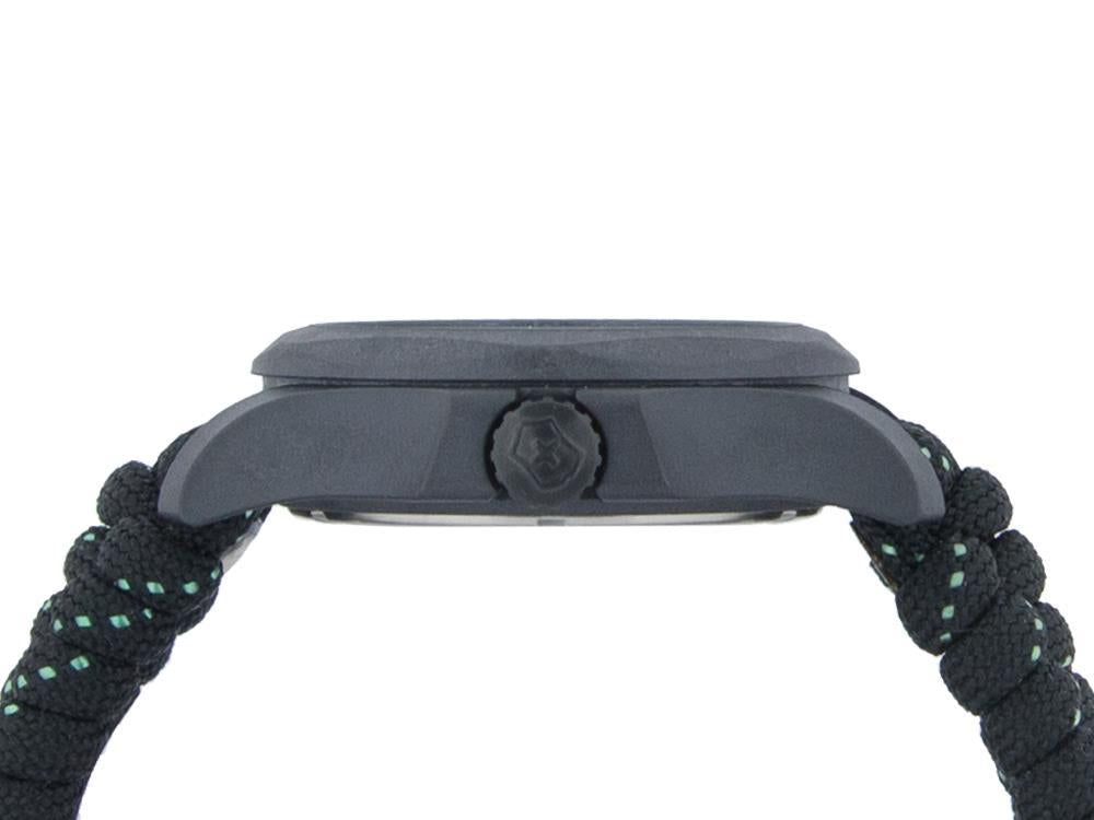 Reloj de Cuarzo Victorinox I.N.O.X. Carbon, Negro, 43 mm, Paracord, V241859