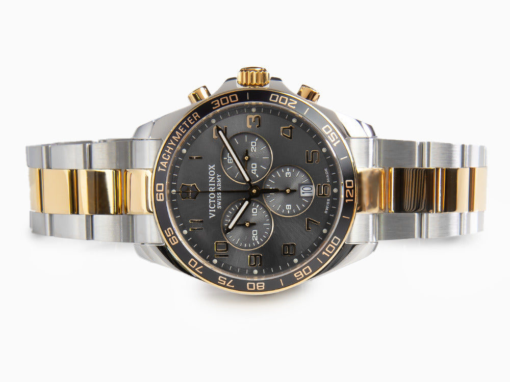 Reloj de Cuarzo Victorinox Fieldforce Classic Chrono, Gris, 42 mm, V241902