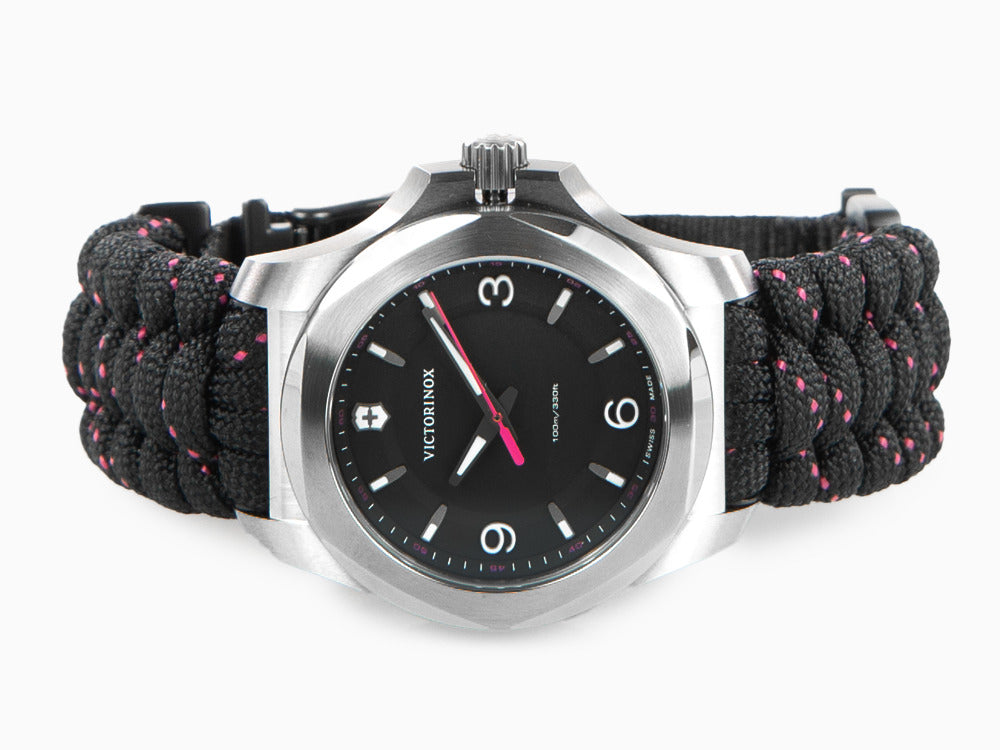 Reloj de Cuarzo Victorinox I.N.O.X. Ladies, Negro, 37mm, Paracord, V241918