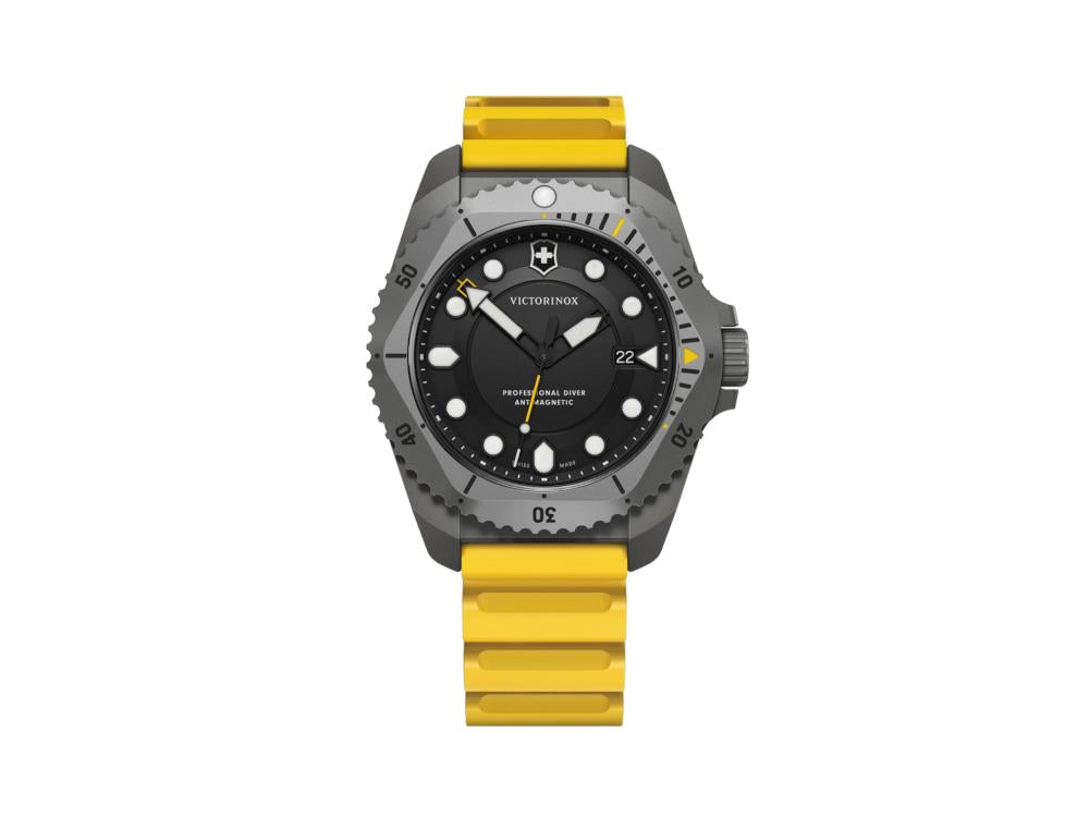 Reloj de Cuarzo Victorinox Dive Pro, Titanio, Negro, 43 mm, V241992