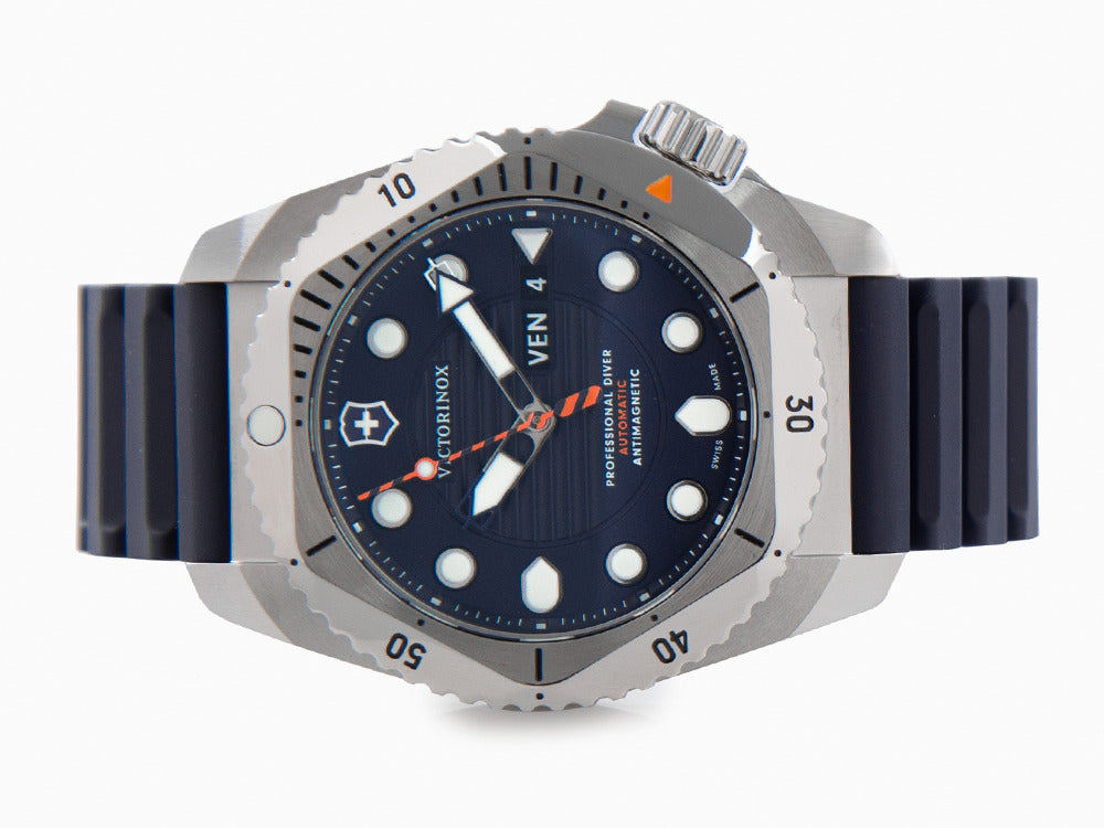 Reloj Automático Victorinox Dive Pro, Azul, 43 mm, 30 atm, Día, V241995