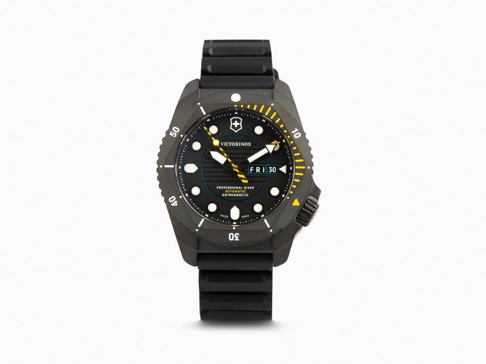 Reloj Automático Victorinox Dive Pro, Titanio PVD, Negro, 43 mm, 30 atm, V241997
